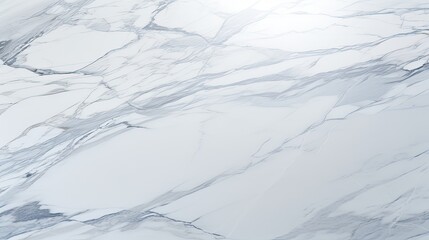 Close-up view of white Carrara marble with gray veining. 