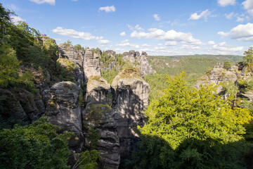Nationalpark Sächsische Schweiz bei der Bastei