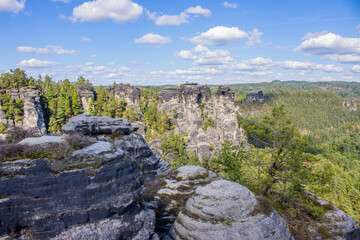 Nationalpark Sächsische Schweiz bei der Bastei