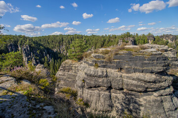 Nationalpark Sächsische Schweiz bei der Bastei