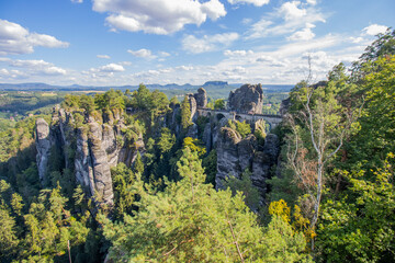 Nationalpark Sächsische Schweiz bei der Bastei