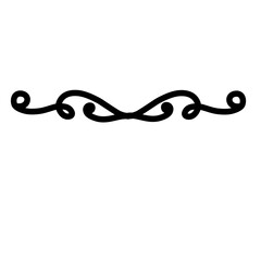 curl divider decoration