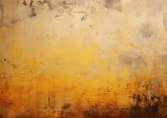Obraz premium grunge background with splattered yellow paint
