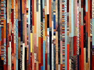 striped notebook paper