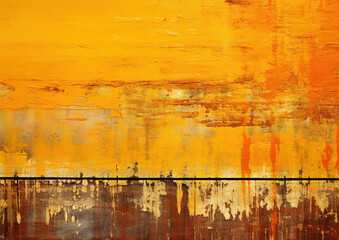 Fototapeta premium textured orange and yellow surface photograph