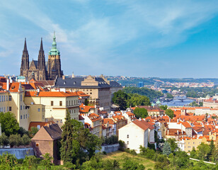 Fototapeta na wymiar Stare Mesto (Old Town) view, Prague, Czech Republic