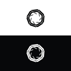 Circle vector logo template design . Circle icon illustration