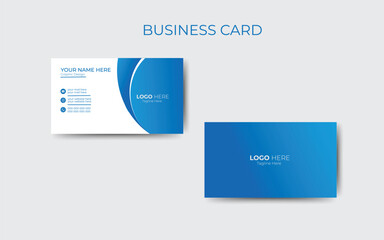 Vector modern creative and clean business card template.