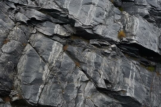 Rough, rugged texture of granite. Generative AI