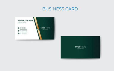 Vector modern creative and clean business card template.