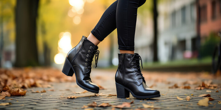 Lace up outlet black leggings