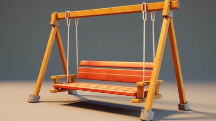 children's swing isometry.