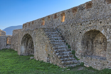 Inside Venetian Triangular Castle in Butrint, Albania