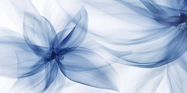 Beautiful abstract blue pencil drawing floral design background. beautiful Generative AI AIG32