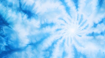 Tie-dye watercolor pattern. Abstract ikat, batik, ogee background. Aztec art for texture, fabric, clothing, wrapping, and decorating. Generative Ai.