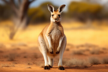 Majestic Kangaroo in Natural Habitat
