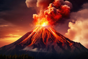 Volcano in Full Fury