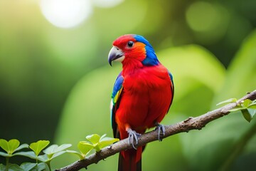 Obraz premium red and yellow macaw
