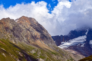 Die Ötztaler Alpen im Gurgler Kamm in Österreich