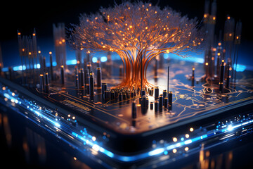 Binary Brain: Illuminated Intersections of Intellect