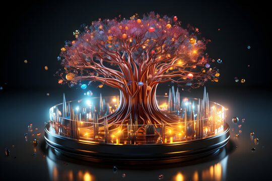 Data-Driven Dreams: Glowing Pathways of Perception