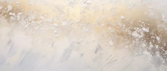 Poster Abstrakcyjne jasne tło - betonowa ściana, obraz olej na płótnie. Szpachla dekoracyjna © yeseyes9