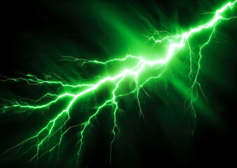 Green static electricity background, abstract green static electricity, energy-charged, vivid energy explosions, green energy galaxy explosion Fx. 