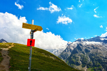 Die Ötztaler Alpen im Gurgler Kamm in Österreich