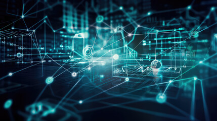 Data protection Cyber Security Privacy Business Internet Technology Concept. Generative AI