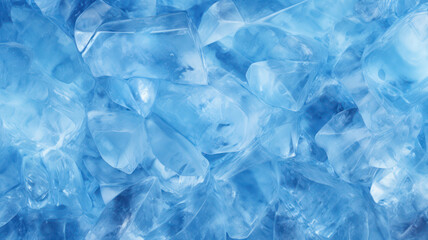 Obraz premium Minimalistic blue ice texture with delicate geometric shapes