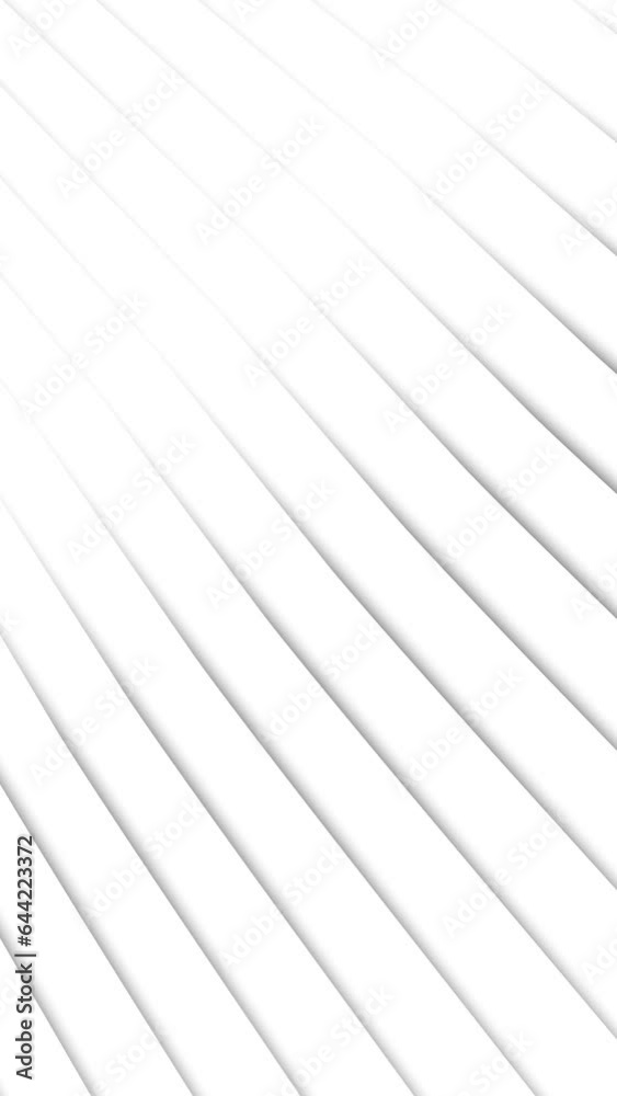 Poster artistic silver white lines pattern slow motion loop vertical background.