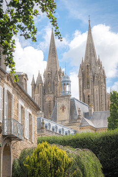 Coutances Cathedral (French: Cath&eacute;drale Notre-Dame de Coutances) is a Gothic Catholic cathedral constructed from 1210 to 1274 in the town of Coutances, Normandy, France