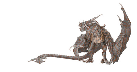 dragon is flying