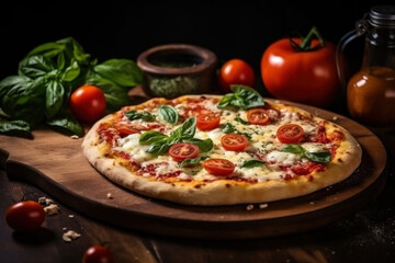 Pizza with vegetables