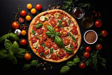 Pizza with vegetables