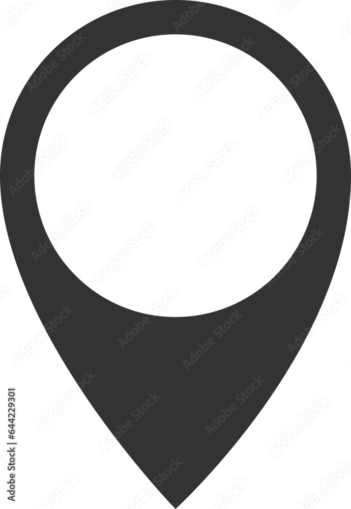 Poster map icons. marker pointer. pin location vector icon. gps navigation symbol.