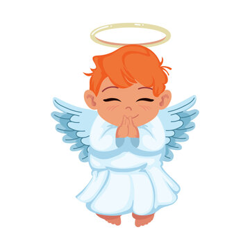 little angel happy icon