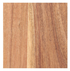 Square wooden cutting board on a white isolated background