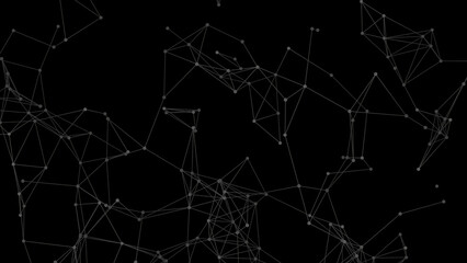 Abstract geometric background. Plexus mesh backdrop illustration.