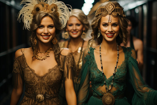 Flapper dress, flapper chose dresses that were of a straight style, sleeveless, and often low-cut. wore stockings, rolled to below the knee had a bobbed, hairstyle and used cosmetics on face 1920s.