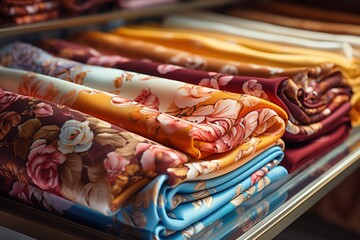 Beautiful colorful Scarves High quality photo