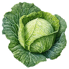 Fototapeta premium Savoy cabbage