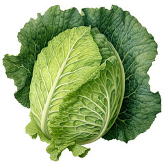 Obraz premium Savoy cabbage