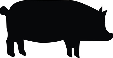 Big animals set for coloring book. Outline vector for children. Cute characters. Farm, forest and jungle animals.