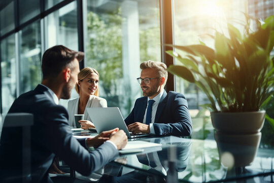 Diverse HR team working together to recruit best candidates from multi ethnic backgrounds and genders.