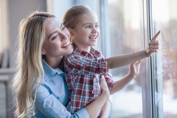 Mom and daughter