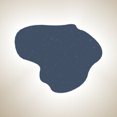 Lithuania shape on gradient background. Country map with scratch texture. Lithuania vibrant poster. Charming vector illustration.