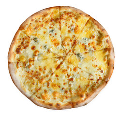 Pizza with cheese fast food isolated PNG