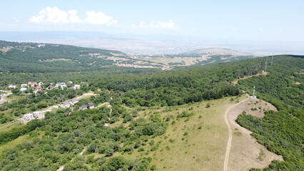 A drone shot of Azuela Fortress in Kojori, site of the death of Queen Tamar of Georgia. 