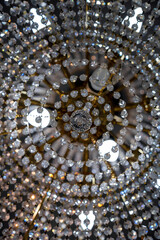 abstract background fragment of classic vintage chandelier